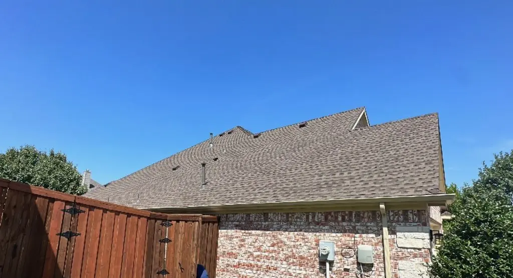 Completed roof replacement project in Brea